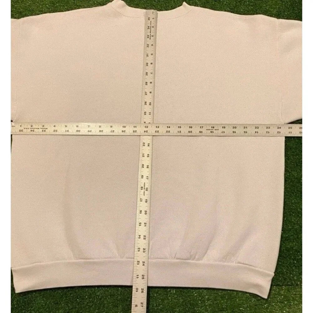 Vintage St Louis Rams sweatshirt mens large white blue crewneck super bowl NFL - Picture 13 of 13